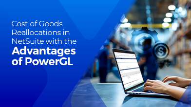 Cost of Goods Reallocations in NetSuite with the Advantages of PowerGL